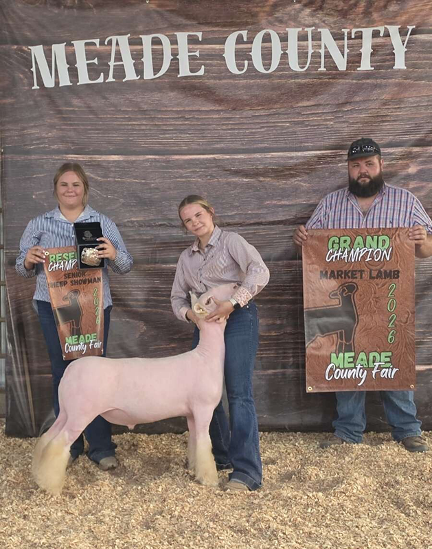Grand Champion Market Lamb, Meade County Fair Grand Champion Market Lamb, Meade County Fair<br />