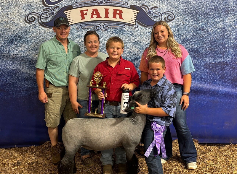 Champion Lightweight Market, Crawford County Fair </p>
<p>Champion Lightweight Market, Crawford County Fair