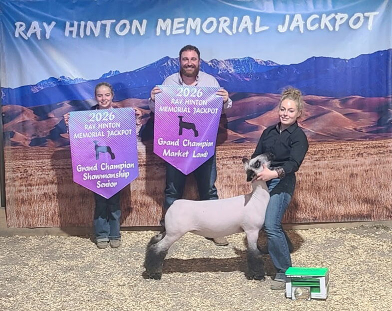 Grand Champion Market Lamb, Reserve Senior Showman, Ray Hinton Memorial Jackpot Day 1 Grand Champion Market Lamb, Reserve Senior Showman, Ray Hinton Memorial Jackpot Day 1