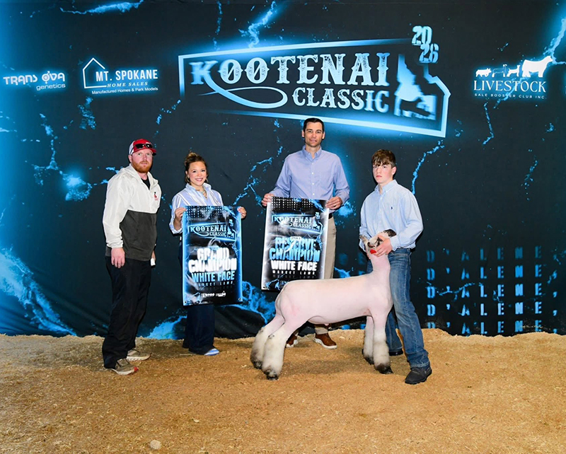 Champion Whiteface – Ring A, Reserve Whiteface – Ring B, Kootenai Classic Champion Whiteface – Ring A, Reserve Whiteface – Ring B, Kootenai Classic