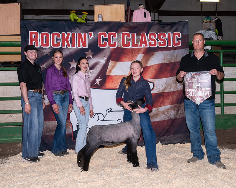 3rd Overall Lightweight Ewe, Rockin CC Classic 3rd Overall Lightweight Ewe, Rockin CC Classic