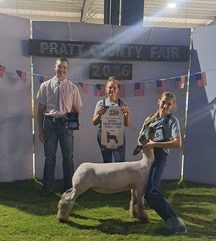 Reserve Champion Market Lamb, Pratt County Fair Reserve Champion Market Lamb, Pratt County Fair