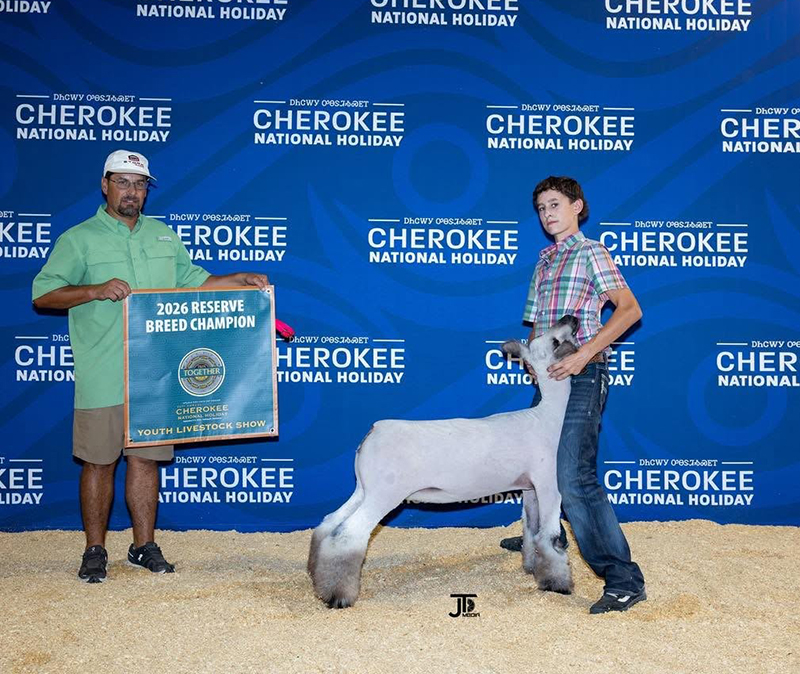 Reserve Champion Hampshire, Cherokee National Holiday Livestock Show Reserve Champion Hampshire, Cherokee National Holiday Livestock Show