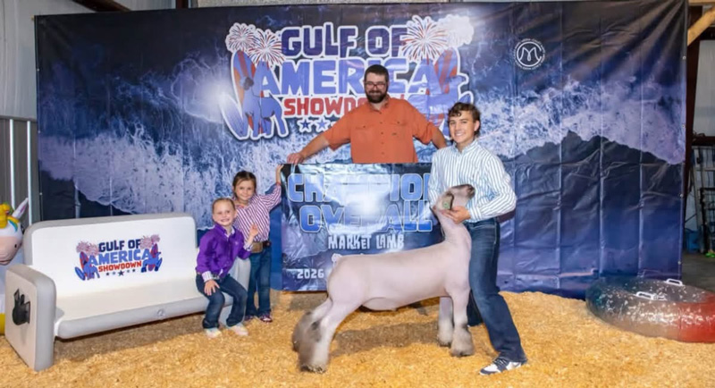 Grand Champion Market Lamb – A&B, Gulf of America Showndown Grand Champion Market Lamb – A&B, Gulf of America Showndown