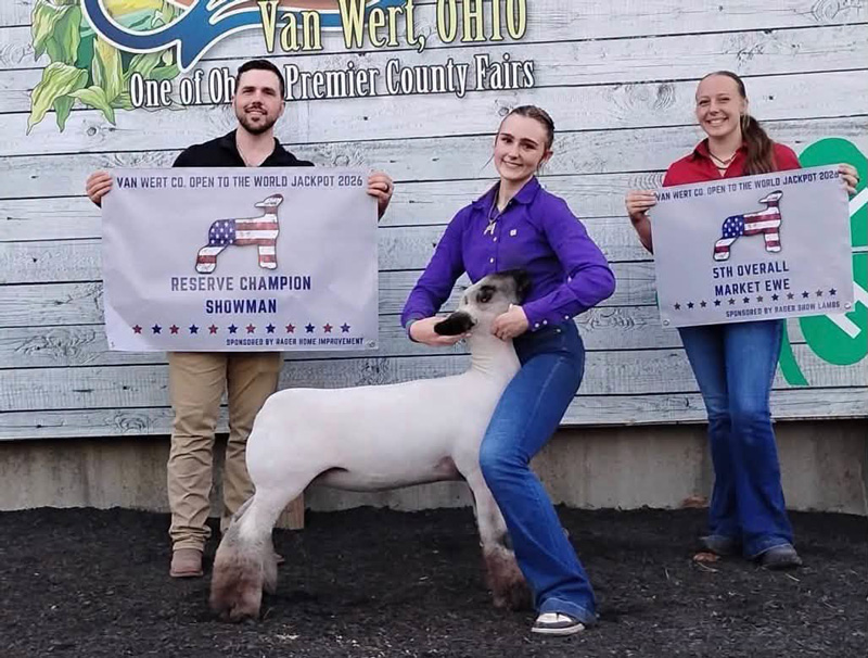 5th Overall Market Ewe, Van Wert Co Open to the World Jackpot 5th Overall Market Ewe, Van Wert Co Open to the World Jackpot